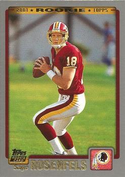 #348 Sage Rosenfels - Washington Redskins - 2001 Topps Football