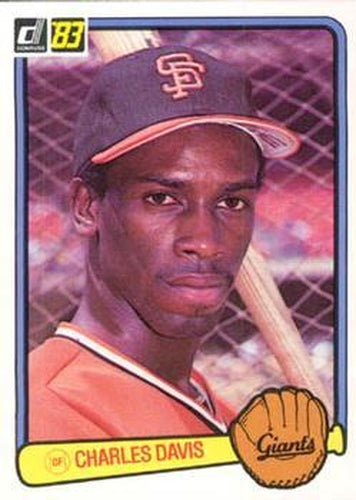 #348 Charles Davis - San Francisco Giants - 1983 Donruss Baseball
