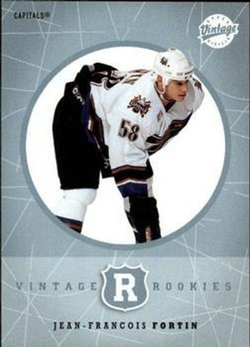 #348 Jean-Francois Fortin - Washington Capitals - 2002-03 Upper Deck Vintage Hockey