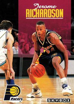 #348 Jerome Richardson - Indiana Pacers - 1992-93 SkyBox Basketball