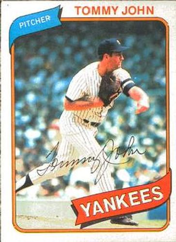 #348 Tommy John - New York Yankees - 1980 O-Pee-Chee Baseball