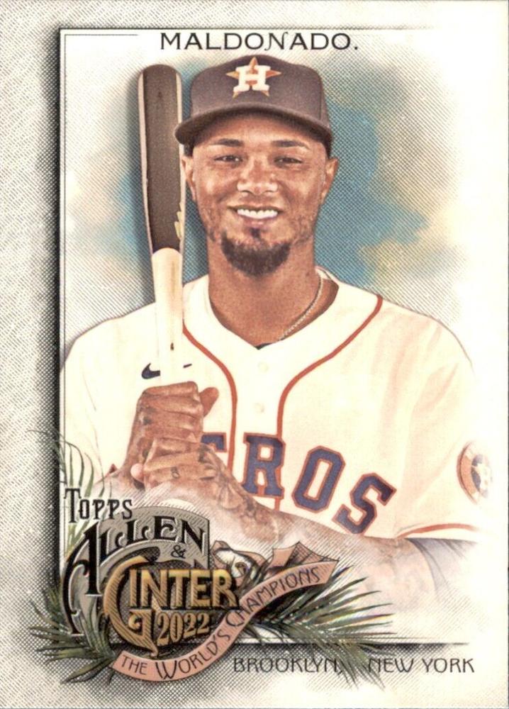 #348 Martin Maldonado - Houston Astros - 2022 Topps Allen & Ginter Baseball