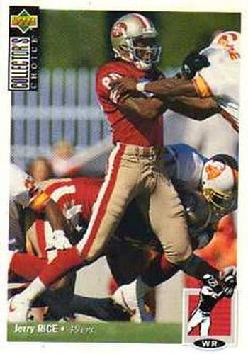 #348 Jerry Rice - San Francisco 49ers - 1994 Collector's Choice Football