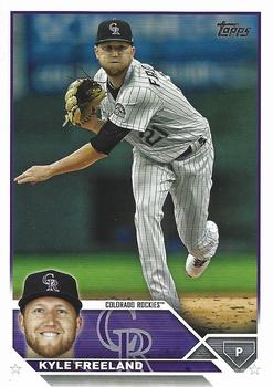 #348 Kyle Freeland - Colorado Rockies - 2023 Topps Baseball