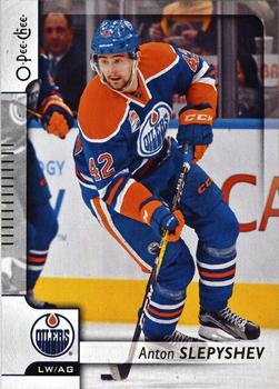 #348 Anton Slepyshev - Edmonton Oilers - 2017-18 O-Pee-Chee Hockey