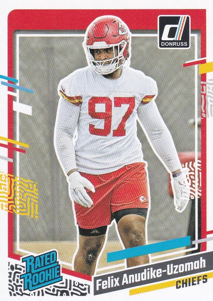 #349 Felix Anudike-Uzomah - Kansas City Chiefs - 2023 Donruss Football
