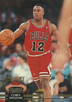 #349 Corey Williams - Chicago Bulls - 1992-93 Stadium Club Basketball
