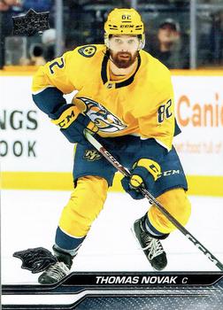 #349 Thomas Novak - Nashville Predators -2023-24 Upper Deck Hockey