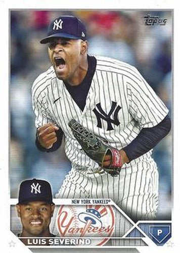 #349 Luis Severino - New York Yankees - 2023 Topps Baseball
