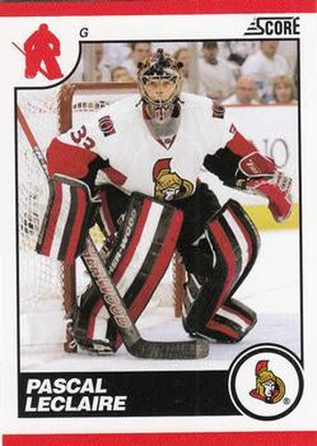 #349 Pascal Leclaire - Ottawa Senators - 2010-11 Score Hockey