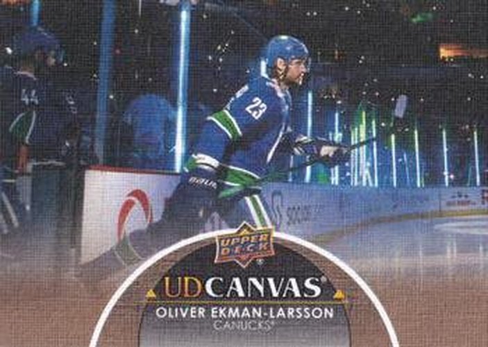 #C349 Oliver Ekman-Larsson - Vancouver Canucks - 2021-22 Upper Deck - UD Canvas Hockey