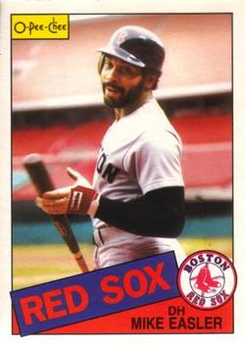 #349 Mike Easler - Boston Red Sox - 1985 O-Pee-Chee Baseball