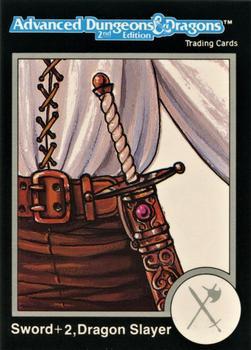 #349 Sword +2, Dragon Slayer - 1991 TSR Advanced Dungeons & Dragons - Silver