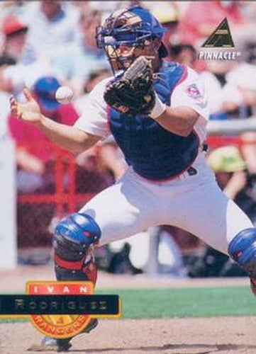 #349 Ivan Rodriguez - Texas Rangers - 1994 Pinnacle Baseball