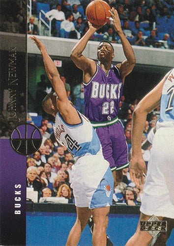 #349 Johnny Newman - Milwaukee Bucks - 1994-95 Upper Deck Basketball