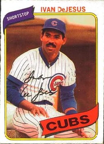 #349 Ivan DeJesus - Chicago Cubs - 1980 O-Pee-Chee Baseball
