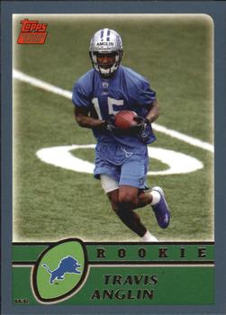 #349 Travis Anglin - Detroit Lions - 2003 Topps Football