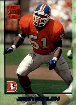 #349 John Mobley - Denver Broncos - 1996 Stadium Club Football
