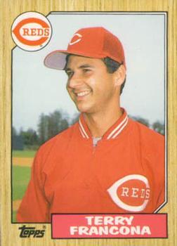 #34T Terry Francona - Cincinnati Reds - 1987 Topps Traded Baseball