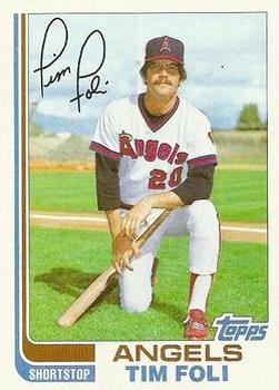 #34T Tim Foli - California Angels - 1982 Topps Traded Baseball