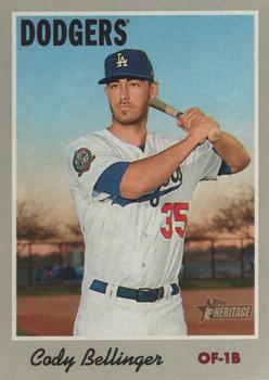 #34 Cody Bellinger - Los Angeles Dodgers - 2019 Topps Heritage Baseball