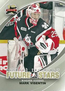 #34 Mark Visentin - Niagara IceDogs - 2011-12 In The Game Between The Pipes Hockey