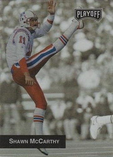 #34 Shawn McCarthy - New England Patriots - 1993 Playoff Football