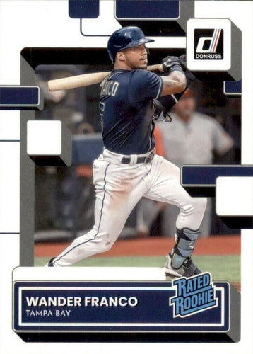 #34 Wander Franco - Tampa Bay Rays - 2022 Donruss Baseball