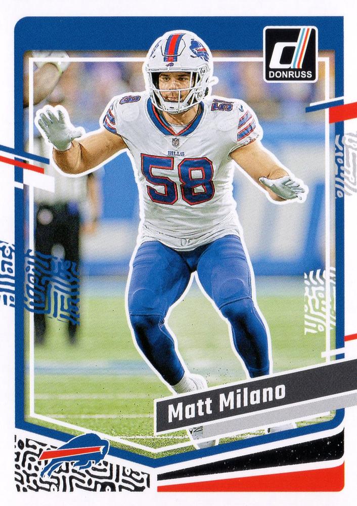 #34 Matt Milano - Buffalo Bills - 2023 Donruss Football