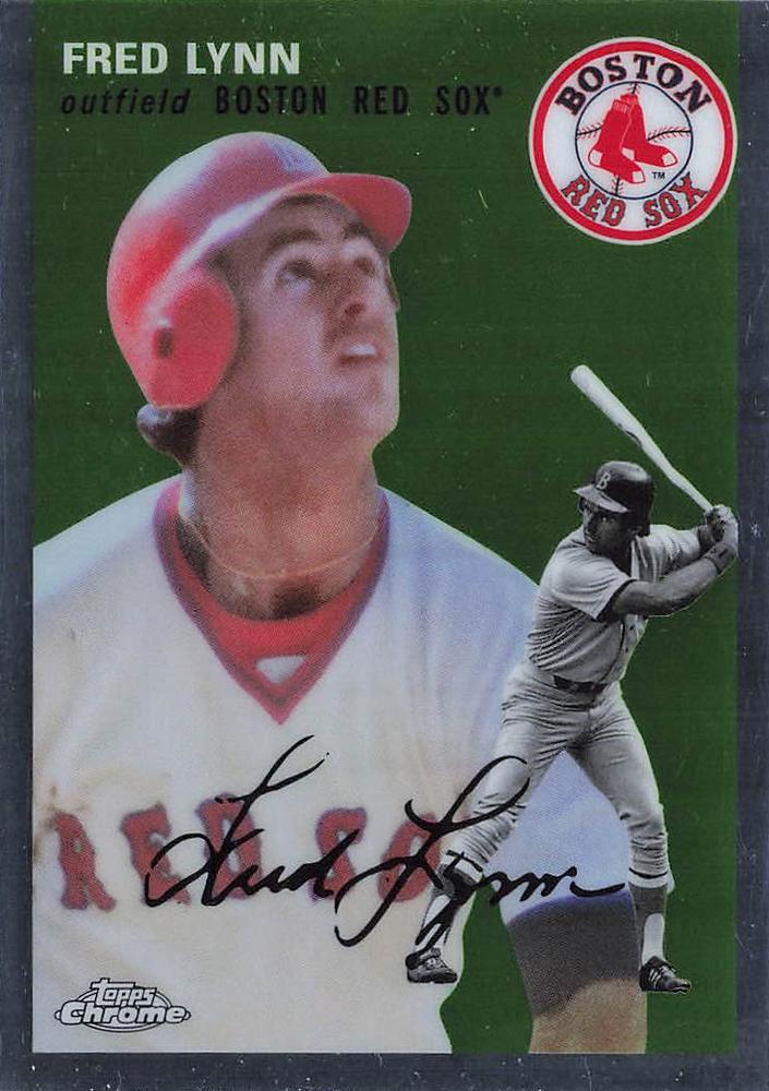 #34 Fred Lynn - Boston Red Sox - 2023 Topps Chrome Platinum Anniversary Baseball