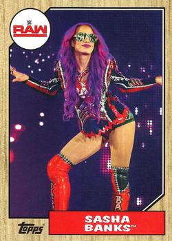 #34 Sasha Banks - 2017 Topps WWE Heritage Wrestling
