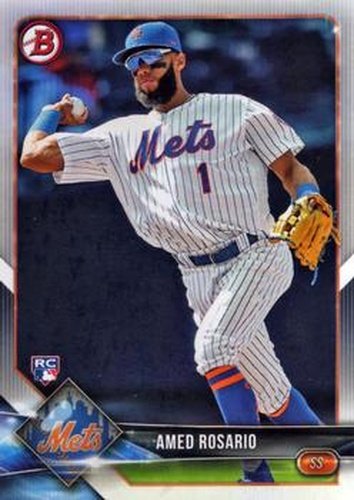 #34 Amed Rosario - New York Mets - 2018 Bowman Baseball