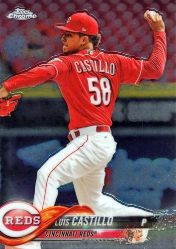 #34 Luis Castillo - Cincinnati Reds - 2018 Topps Chrome Baseball
