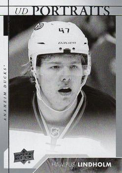 #P-34 Hampus Lindholm - Anaheim Ducks - 2017-18 Upper Deck - UD Portraits Hockey