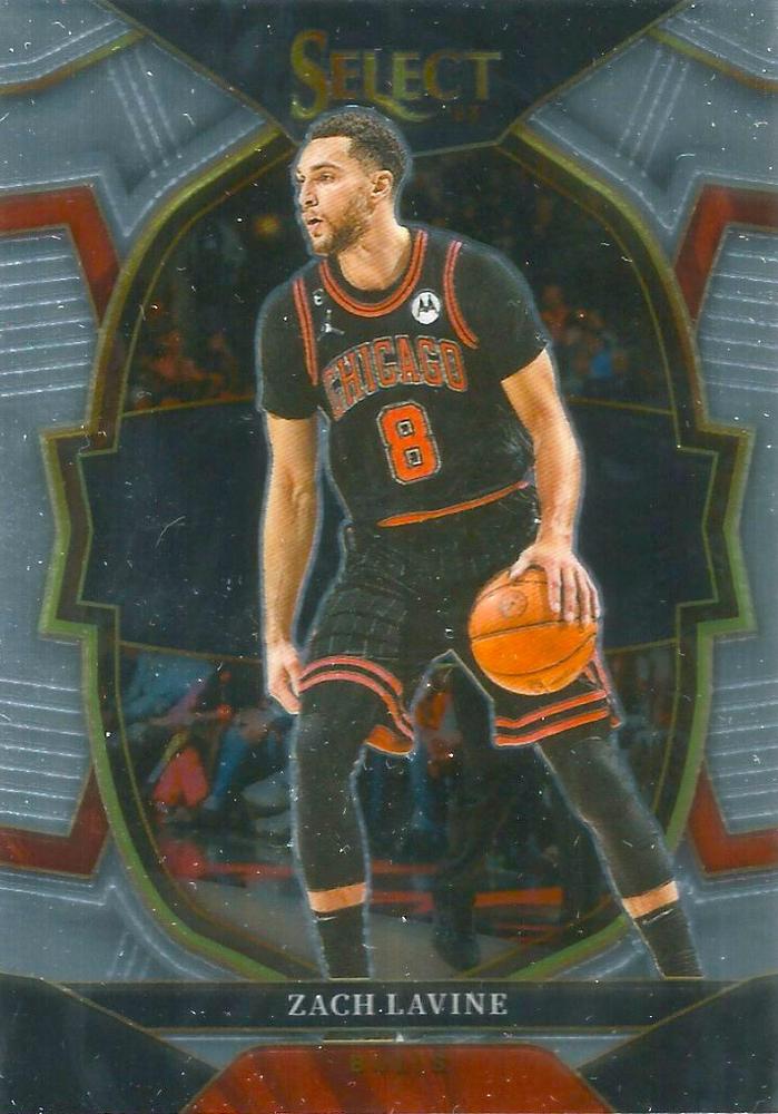#34 Zach LaVine - Chicago Bulls - 2022-23 Panini Select Basketball