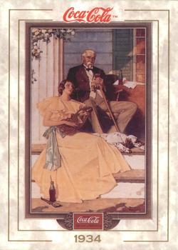 #34 Norman Rockwell Calendar 1934 - 1993 Collect-A-Card Coca-Cola Collection Series 1
