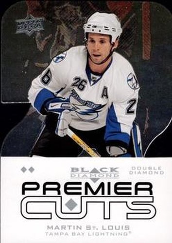 #PDC34 Martin St. Louis - Tampa Bay Lightning - 2008-09 Upper Deck Black Diamond - Premier Die Cut Hockey