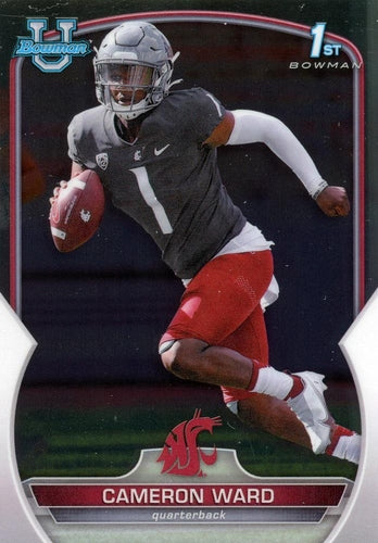 #34 Cameron Ward - Washington State Cougars - 2022 Bowman Chrome University Football