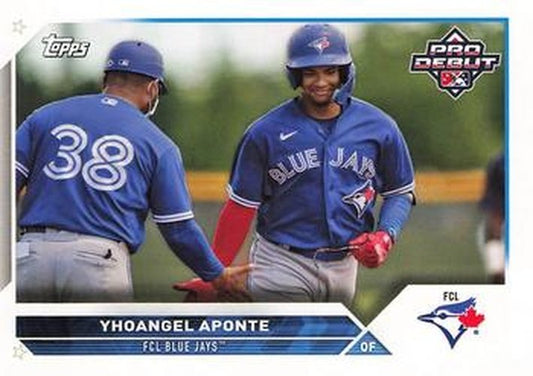 #PD-34 Yhoangel Aponte - FCL Blue Jays - 2023 Topps Pro Debut Baseball