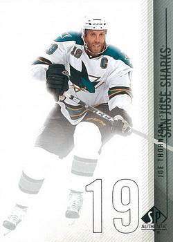 #34 Joe Thornton - San Jose Sharks - 2010-11 SP Authentic Hockey