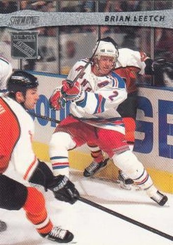 #34 Brian Leetch - New York Rangers - 2001-02 Stadium Club Hockey