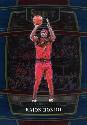 #34 Rajon Rondo - Cleveland Cavaliers - 2021-22 Panini Select - Blue Basketball