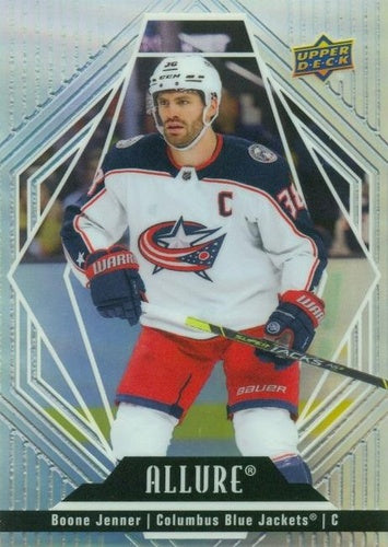#34 Boone Jenner - Columbus Blue Jackets - 2022-23 Upper Deck Allure Hockey