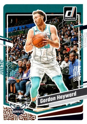 #34 Gordon Hayward - Charlotte Hornets - 2023-24 Donruss Basketball