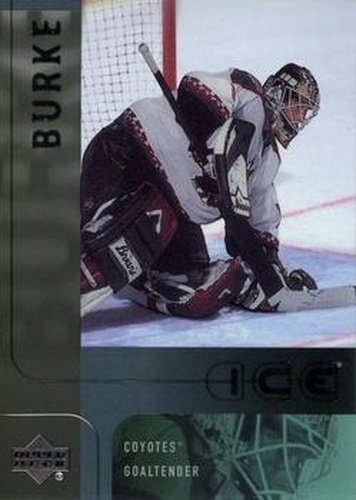 #34 Sean Burke - Phoenix Coyotes - 2001-02 Upper Deck Ice Hockey