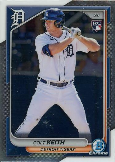 #34 Colt Keith - Detroit Tigers - 2024 Bowman Chrome Baseball