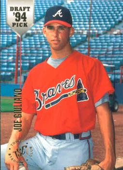 #34 Joe Giuliano - Atlanta Braves - 1994 Stadium Club Draft Picks Baseball