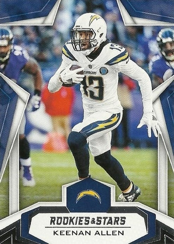 #34 Keenan Allen - Los Angeles Chargers - 2019 Panini Rookies & Stars Football
