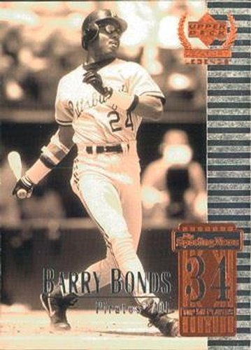#34 Barry Bonds - Pittsburgh Pirates - 1999 Upper Deck Century Legends Baseball