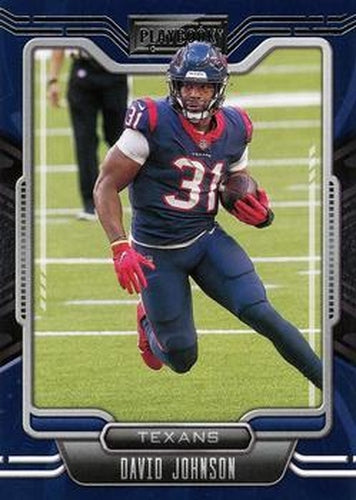 #34 David Johnson - Houston Texans - 2021 Panini Playbook Football